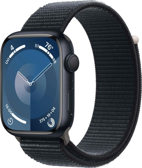 Apple Watch S9 45 мм Aluminium Case, Midnight Sport Loop