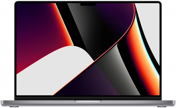 Apple Macbook Pro Late 2021 (3024×1964, Apple M1 Pro, RAM 16 ГБ, SSD 512 ГБ, Apple graphics 14-core), MKGP3, серый космос