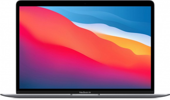 Apple MacBook Air 13 Late 2020 (2560x1600, Apple M1 3.2 ГГц, RAM 8 ГБ, SSD 256 ГБ, Apple graphics 7-core), MGN63, серый космос