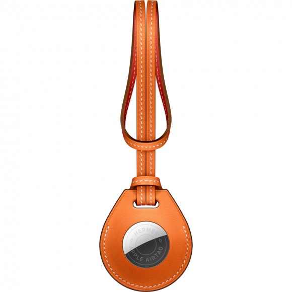 Трекер Apple AirTag Hermes подвеска для сумки Orange
