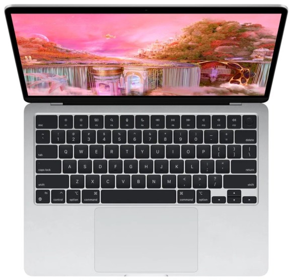 Apple MacBook Air 13 2022 (M2 8-Core, GPU 10-Core, 8GB, 512GB) MLY03, серебристый