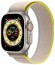  Apple Watch Ultra 49 мм Titanium Case, титановый/желто-бежевый Trail Loop, S/M