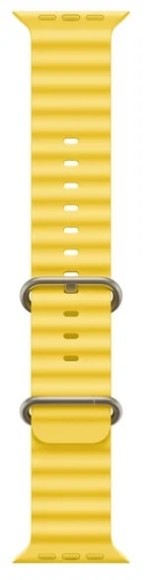 Apple Watch Ultra 49 мм Titanium Case, титановый/желтый Ocean Band, One Size Apple Watch Ultra 49 мм Titanium Case, титановый/желтый Ocean Band, One Size