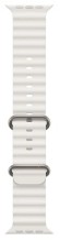 Apple Watch Ultra 49 мм Titanium Case, титановый/белый Ocean Band, One Size