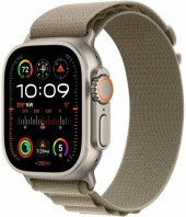 Apple Watch Ultra 2 49 мм Titanium Case, Olive Alpine Loop, M Apple Watch Ultra 2 49 мм Titanium Case, Olive Alpine Loop, M