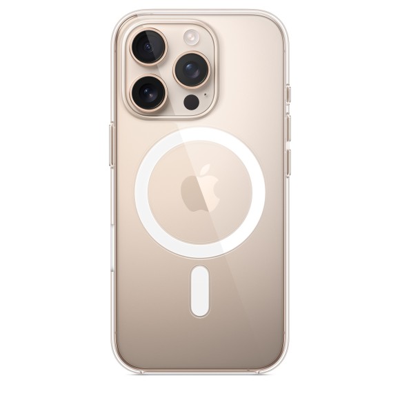 Прозрачный чехол с поддержкой MagSafe Apple Clear Case для iPhone 16 Pro 