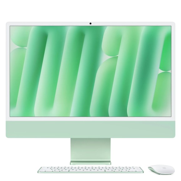 Apple iMac 24" MWUY3 (M4 10C CPU, 10C GPU, 2024) 16GB, 256GB SSD, зеленый