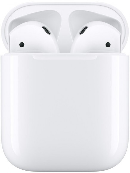 Беспроводные наушники Apple AirPods 2 с зарядным футляром MV7N2 RU, белый