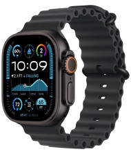 Apple Watch Ultra 2 49 мм Black Titanium Case, Black Ocean Band