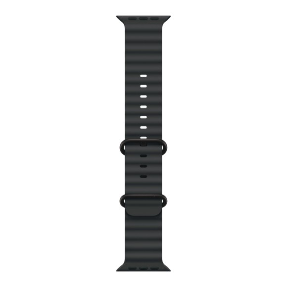 Apple Watch Ultra 2 49 мм Black Titanium Case, Black Ocean Band