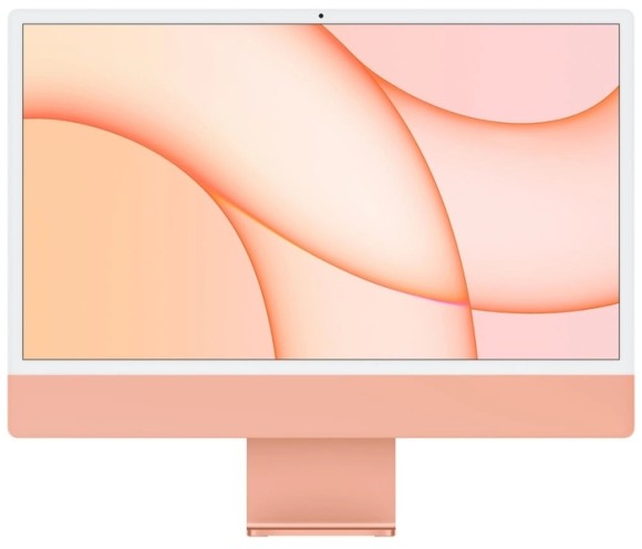  Apple iMac 24" Retina 4,5K, (M1 8C CPU, 8C GPU), 16 ГБ, 512 ГБ SSD, оранжевый 
