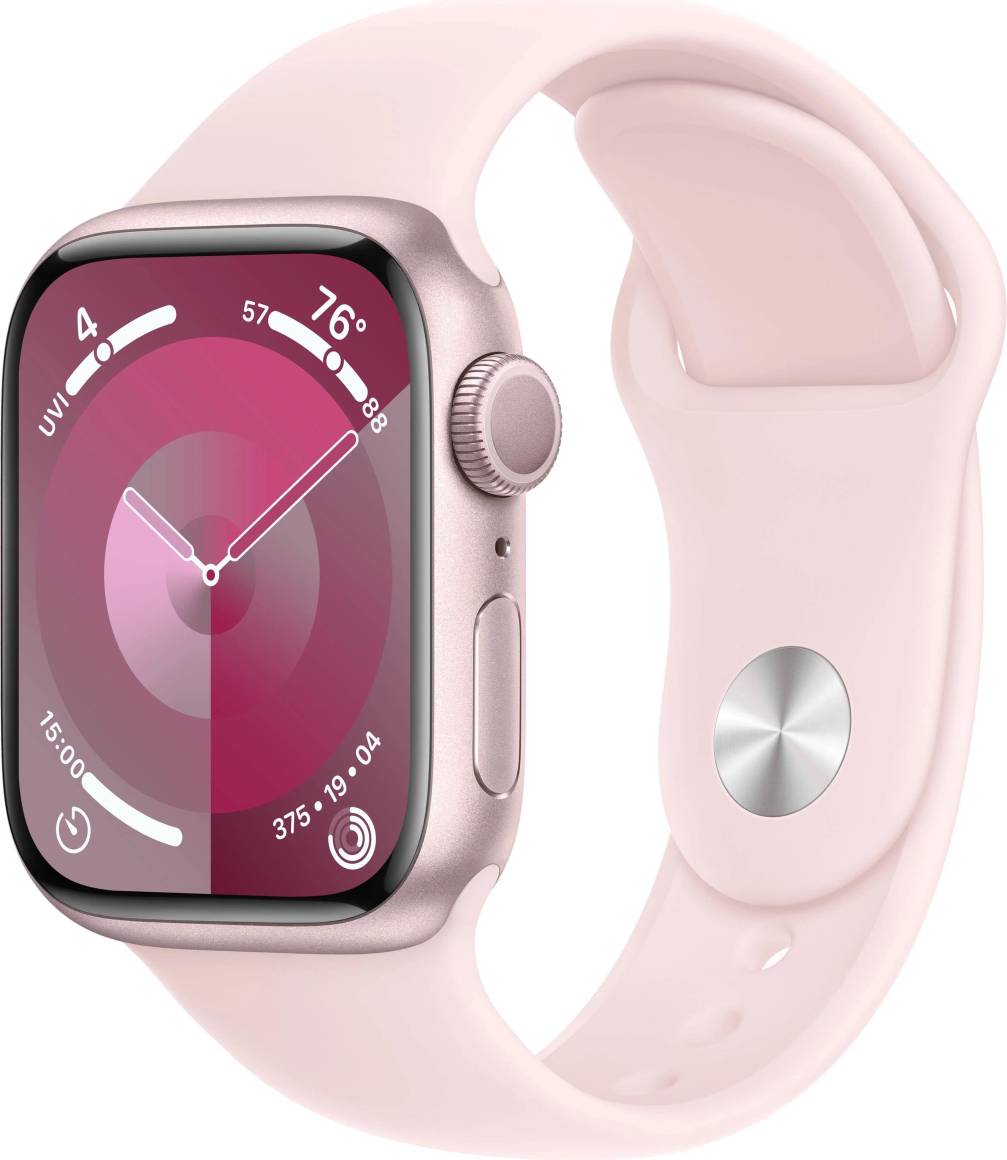 Смарт-часы Apple Watch Series 9 45мм M/L MR9H3ZP/A Розовые