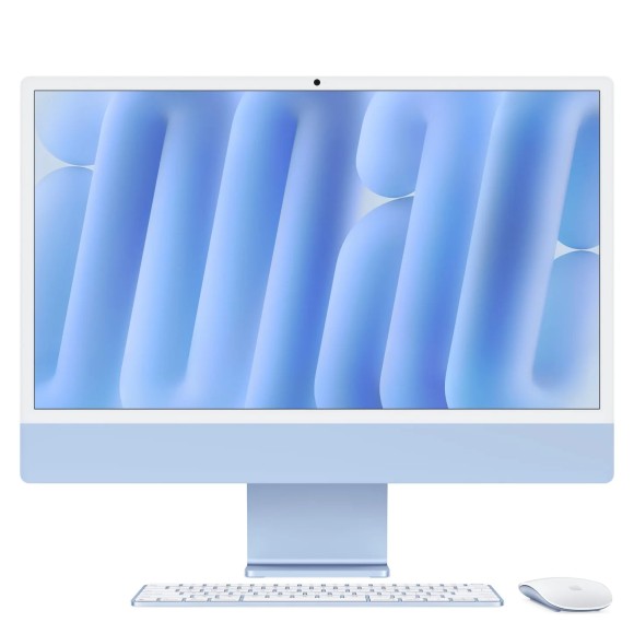 Apple iMac 24" MD2T4 (M4 10C CPU, 10C GPU, 2024) 24GB, 512GB SSD, голубой