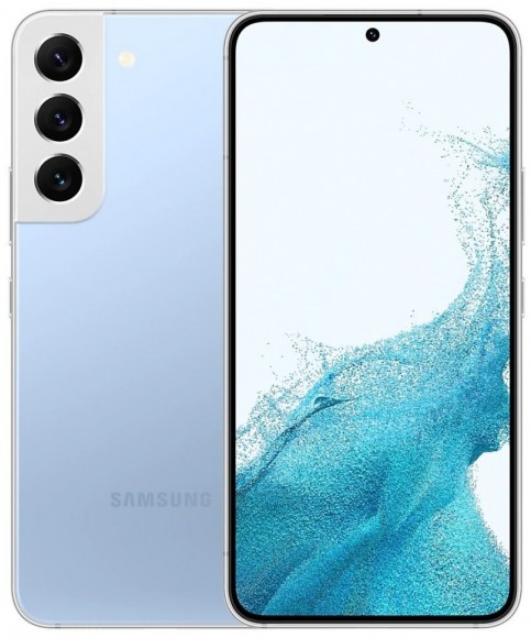 Смартфон Samsung Galaxy S22 (SM-S901E) 8/256 ГБ, синий 