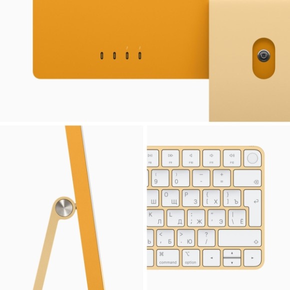 Apple iMac 24" Retina 4,5K, (M1 8C CPU, 8C GPU), 8 ГБ, 512 ГБ SSD, желтый Apple iMac 24" Retina 4,5K, (M1 8C CPU, 8C GPU), 8 ГБ, 512 ГБ SSD, желтый