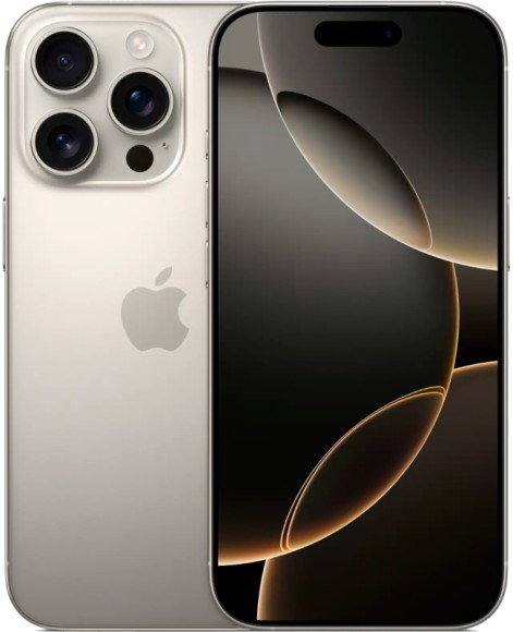 Apple iPhone 16 Pro 256 ГБ, натуральный титан  