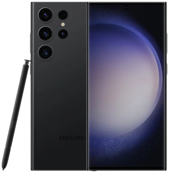 Samsung Galaxy S23 Ultra 12/256 ГБ, черный фантом