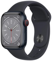 Apple Watch Series 8 45 мм Aluminium Case Midnight Sport Band темная ночь 