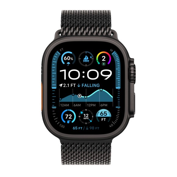 Apple Watch Ultra 2 49 мм Black Titanium Case, Milanese Loop, M Apple Watch Ultra 2 49 мм Black Titanium Case, Milanese Loop, M