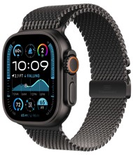 Apple Watch Ultra 2 49 мм Black Titanium Case, Milanese Loop, L