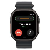 Apple Watch Ultra 3 49mm Black Titanium Case, Black Ocean Band
