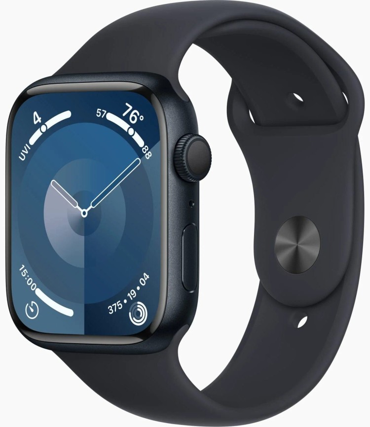 Apple Watch S9 41 Aluminium Case Midnight Sport Band M L