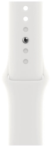 Apple Watch Series 8 45 мм Aluminium Case Silver/white Sport Band серебристый/белый    Apple Watch Series 8 45 мм Aluminium Case Silver/white Sport Band серебристый/белый