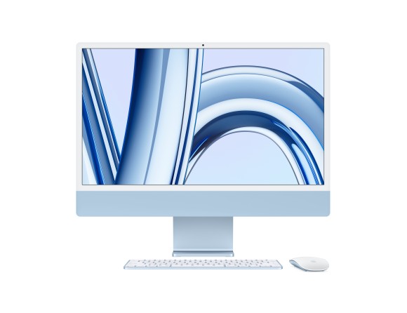  Apple iMac 24" (2023) M3 (8C CPU, 8C GPU, 8GB, 256GB SSD) MQRC3, синий
