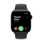 Apple Watch Series 11, 42mm, Jet Black Aluminum Case, Black Sport Band S/M