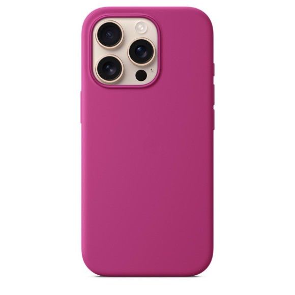 Чехол Apple MagSafe Silicone Case для iPhone 16 Pro, фуксия