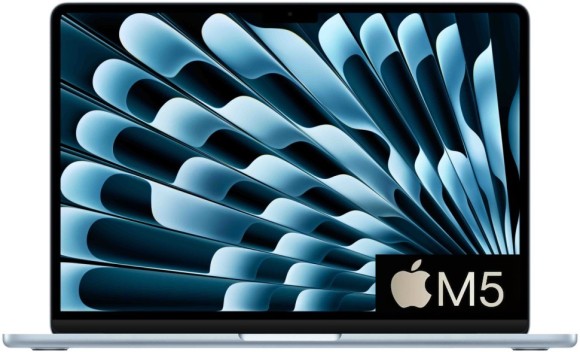 Apple MacBook Air 13 - MDHK4 (M5 10-Core, GPU 10-Core, 24GB, 1ТB) небесно-голубой Apple MacBook Air 13 - MDHK4 (M5 10-Core, GPU 10-Core, 24GB, 1ТB) небесно-голубой