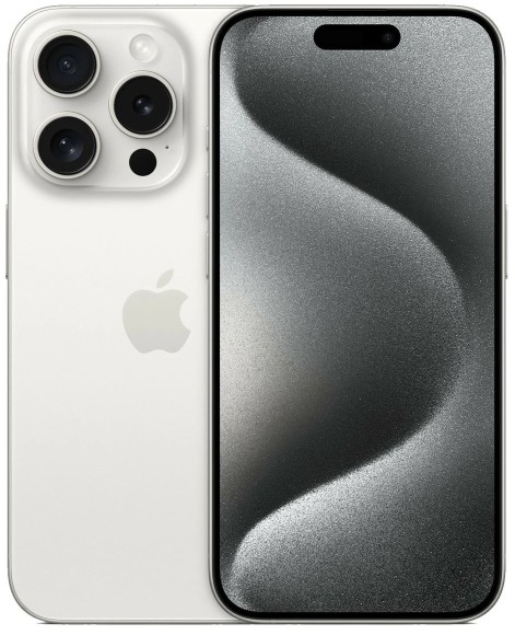 Apple iPhone 15 Pro 256 ГБ, белый титан  