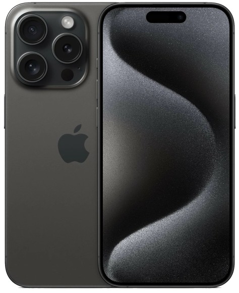 Apple iPhone 15 Pro 256 ГБ, черный титан   