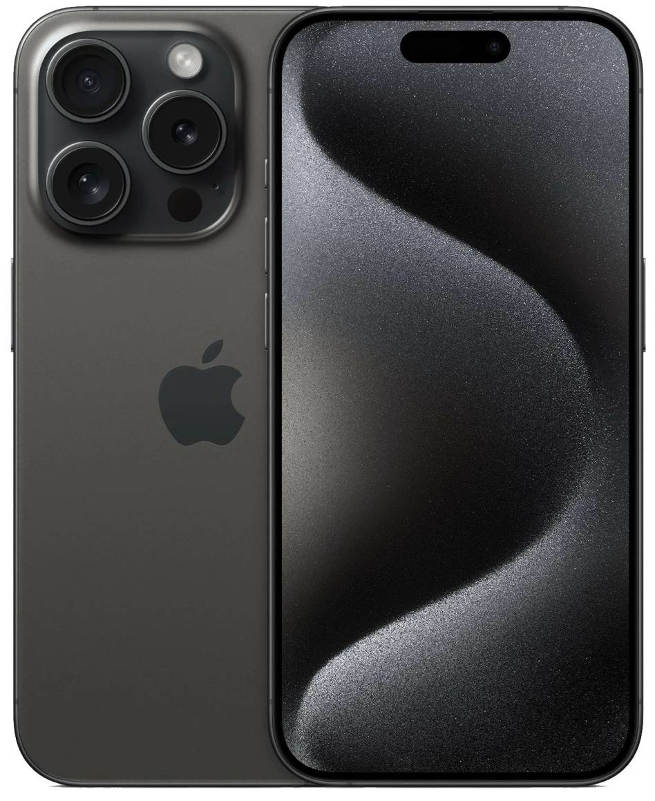 Apple iPhone 15 Pro 256 ГБ, черный титан