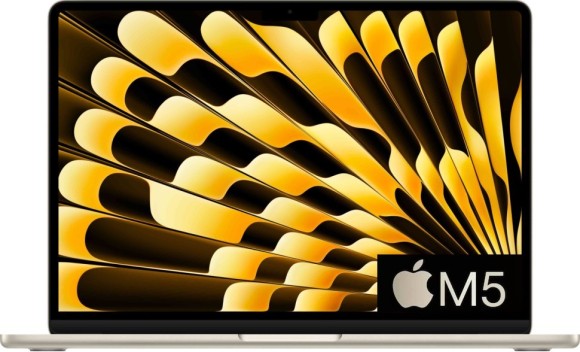 Apple MacBook Air 15 - MDVD4 (M5 10-Core, GPU 10-Core, 16GB, 512GB) сияющая звезда