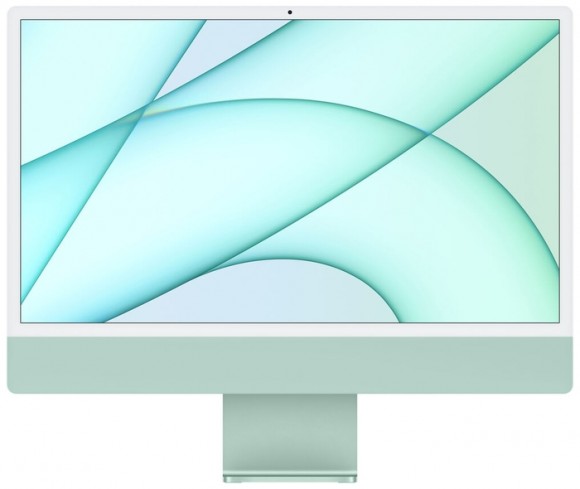 Apple iMac 24" Retina 4,5K, (M1 8C CPU, 8C GPU), 8 ГБ, 256 ГБ SSD (MGPH3) зеленый 