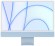 Apple iMac 24" Retina 4,5K, (M1 8C CPU, 8C GPU), 8 ГБ, 256 ГБ SSD (MGPK3) синий 