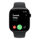 Apple Watch Series 11, 46mm, Jet Black Aluminum Case, Black Sport Band M/L