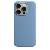 Чехол Apple MagSafe Silicone Case для iPhone 15 Pro, зимнее небо | Winter Blue Чехол Apple MagSafe Silicone Case для iPhone 15 Pro, зимнее небо | Winter Blue