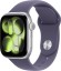 Apple Watch Series 11, 46mm, Silver Aluminum Case, Purple Fog Sport Band M/L