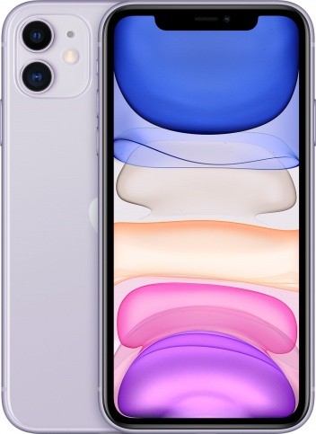 Apple iPhone 11 128 ГБ, фиолетовый, Slimbox 