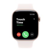 Apple Watch Series 11, 46mm, Rose Gold Aluminum Case, Light Blush Sport Band M/L