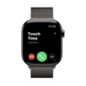 Apple Watch Series 11 GPS + Cellular, 42mm, Slate Titanium Case, Slate Milanese Loop