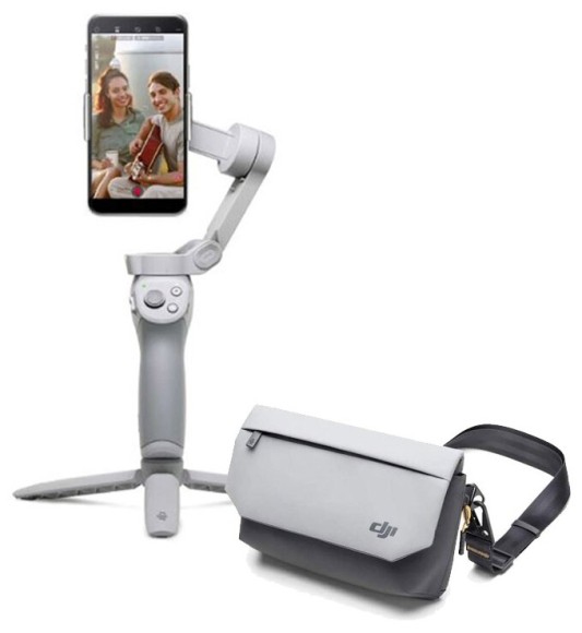 Электрический стабилизатор для смартфона DJI Osmo Mobile 4 Combo серый