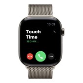 Apple Watch Series 11 GPS + Cellular, 46mm, Natural Titanium Case, Natural Milanese Loop, M/L