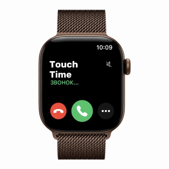 Apple Watch Series 12, 42mm, Dark Bronze Aluminum Case, Dark Bronze Milanese loop