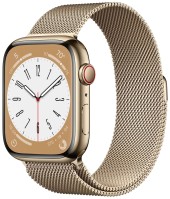 Apple Watch Series 8 41 мм Gold Stainless Steel Case, Gold Milanese Loop  Apple Watch Series 8 41 мм Gold Stainless Steel Case, Gold Milanese Loop