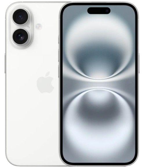 Apple iPhone 16 256 ГБ, белый 