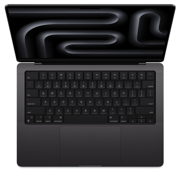 Apple MacBook Pro 14 2023, M3 Max (RAM 36 ГБ, SSD 1 ТБ, Apple graphics 30-core), MRX53, черный космос  