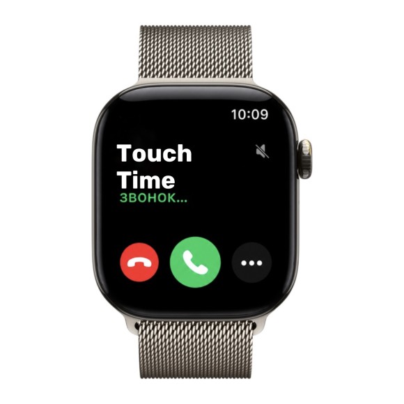 Apple Watch Series 12, 42mm, Natural Titanium Case, Natural Milanese loop Apple Watch Series 12, 42mm, Natural Titanium Case, Natural Milanese loop
